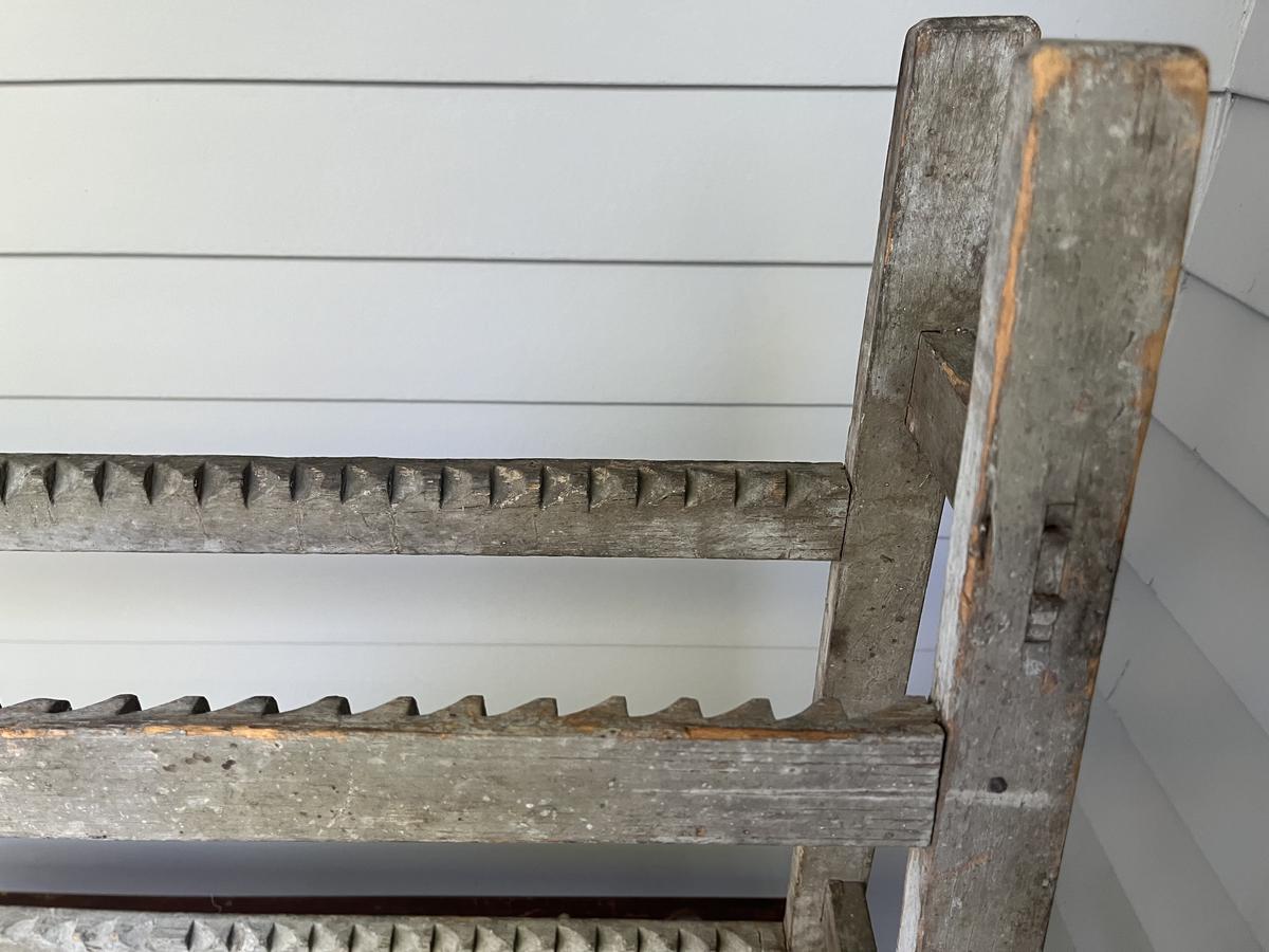 Antique 19th C Double Plate Rack