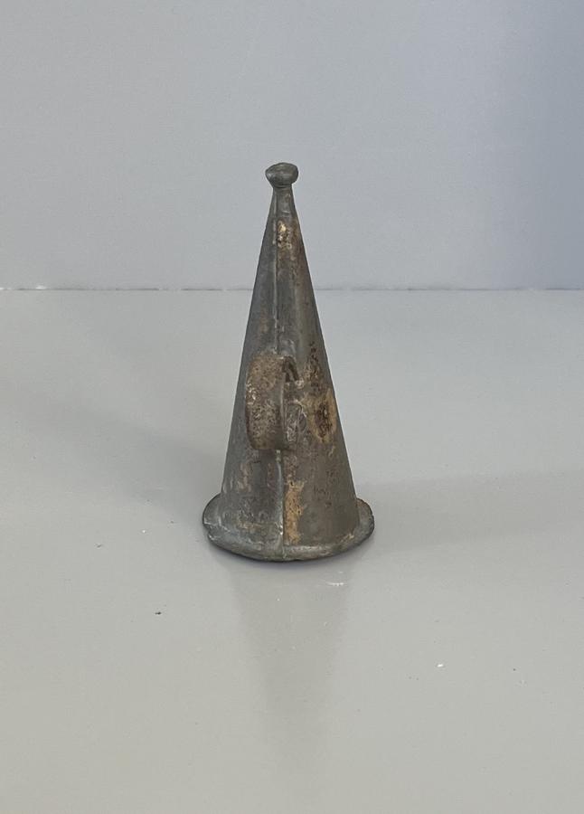 Antique 19thC Witches Hat Candle Snuffer