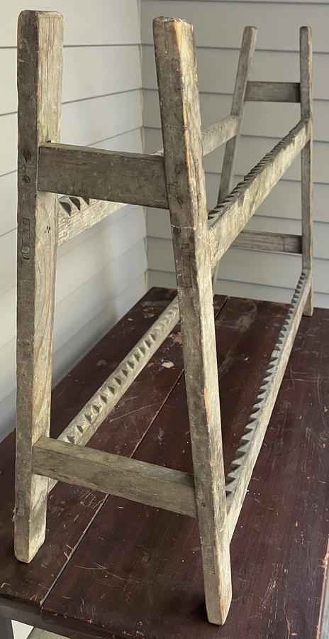 Antique 19th C Double Plate Rack