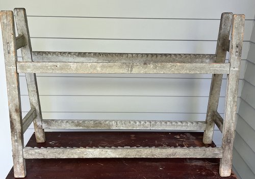 Antique 19th C Double Plate Rack