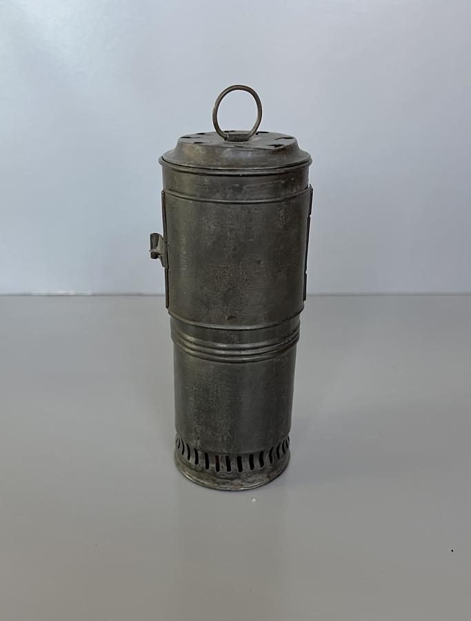 19th Century Tin Travel Candle Light