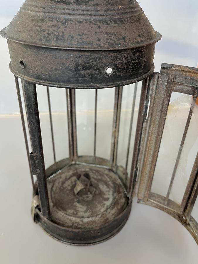 19th C Tin Candle Lantern