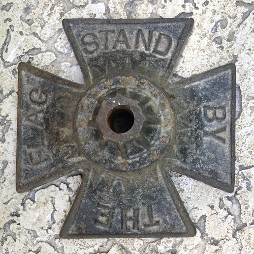 19thc Flag Stand