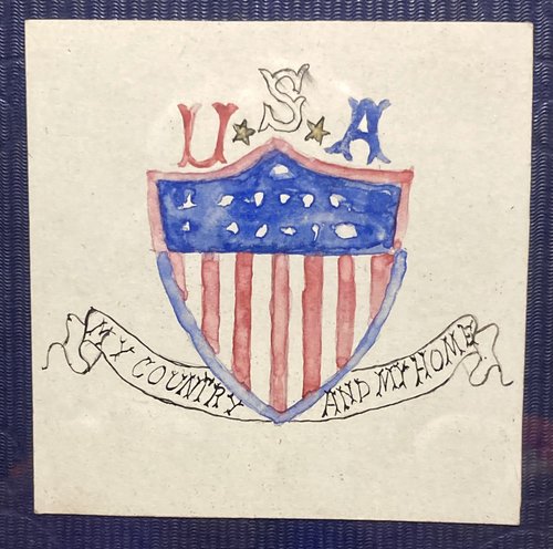 Patriotic watercolor