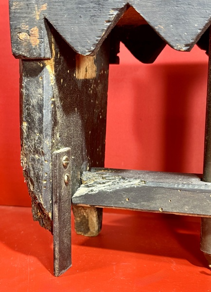 25-044 18th Century Five-Tube Candle Mold on Stand