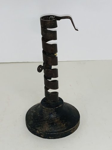 21-083. Spiral courting candle stick.