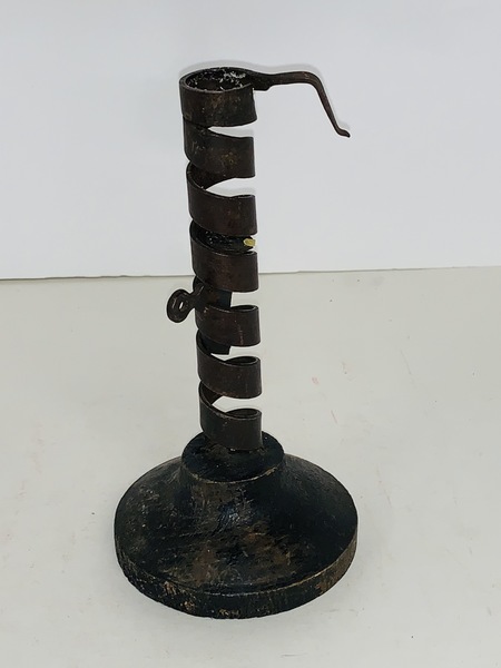 21-083. Spiral courting candle stick.