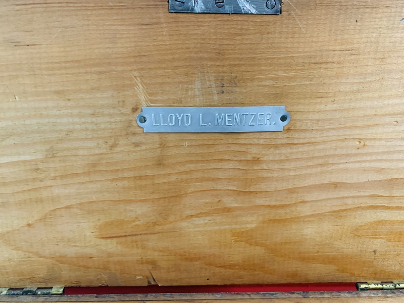22-085. PA Tramp Art miniature chest.