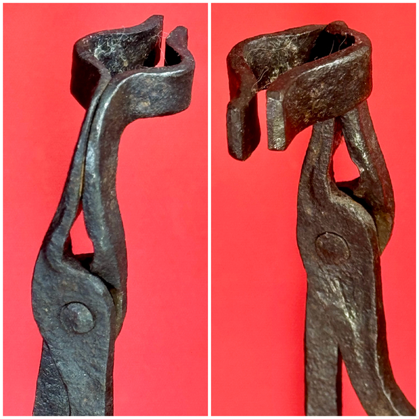 24-246. Wrought Iron, Double Candle Table Lamp.