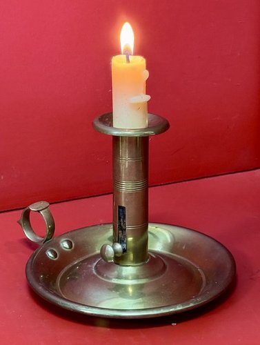 25-064. Classic Brass Push-Up "Chamberstick"