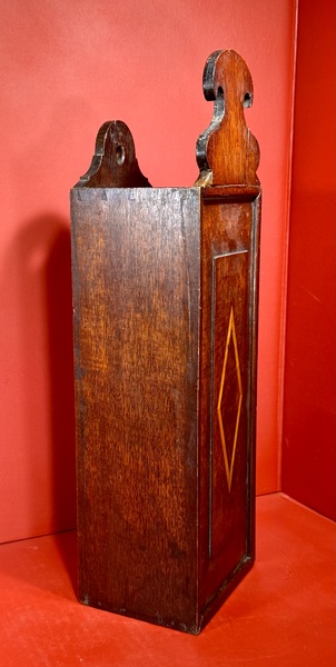 25-116. A Hanging Slide Lid Candle or Pipe Box