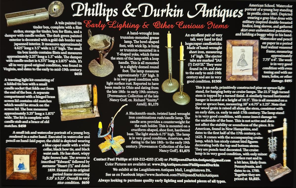 September 2026 Maine Antique Digest Ad