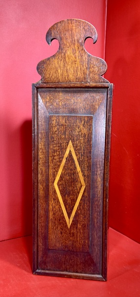 25-116. A Hanging Slide Lid Candle or Pipe Box