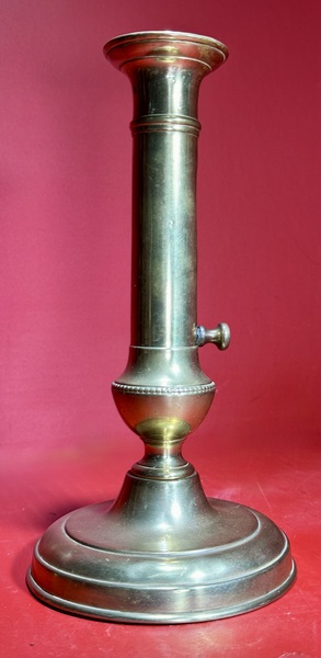 25-065 Bell Brass Push-Up Candlestick