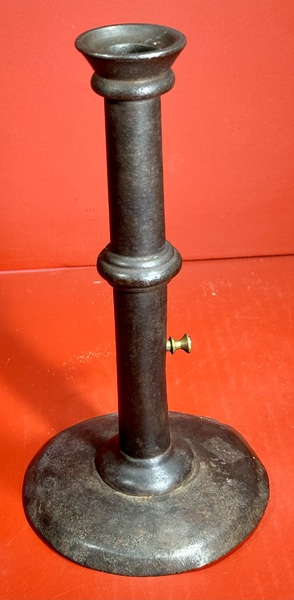 24-200. English Hog Scraper Candlestick.