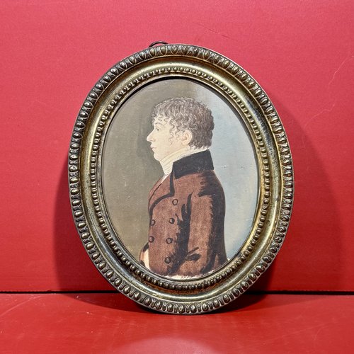 26-130. Watercolor Portrait of a Young Gentleman
