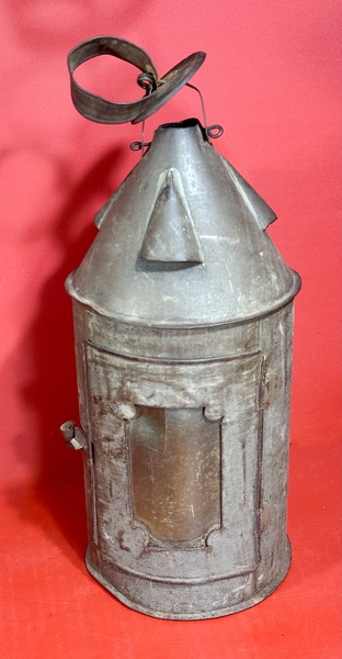 25-154 Lantern with Horn Panel & 2 Candle Sockets