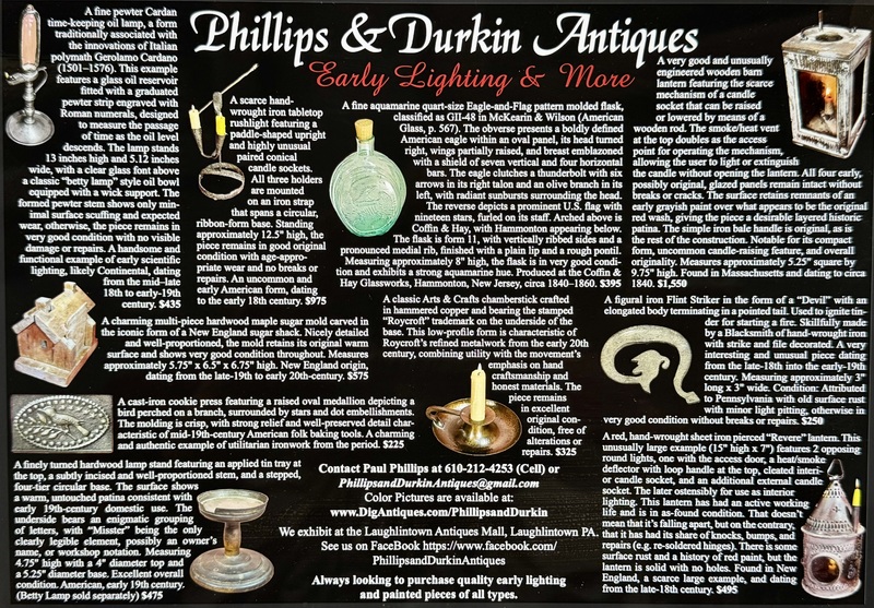 January 2026 Maine Antique Digest Ad.