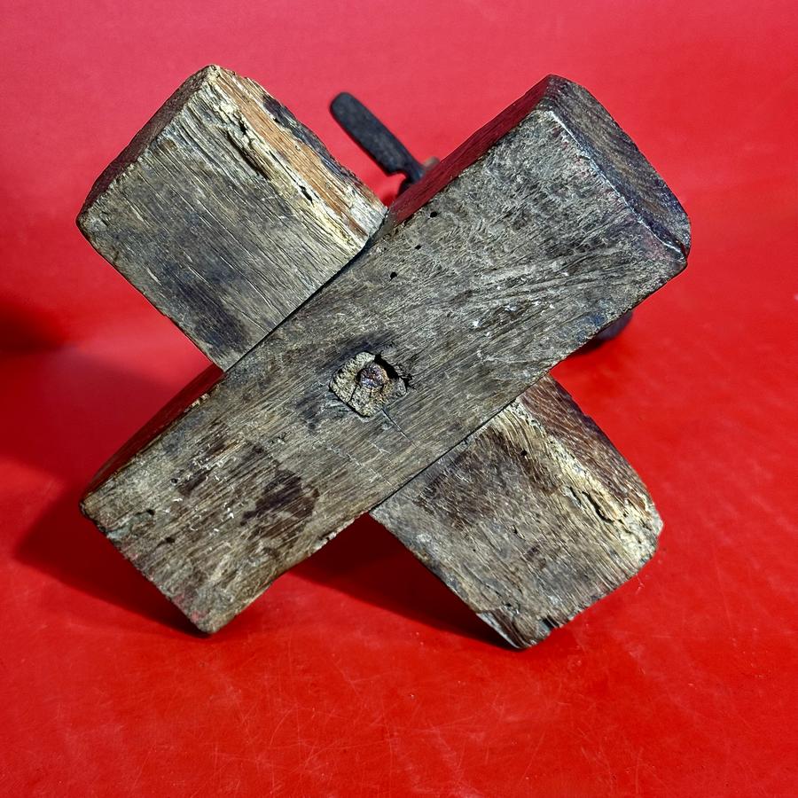26-062 Wrought Iron Combinations Rush/Candle Lamp