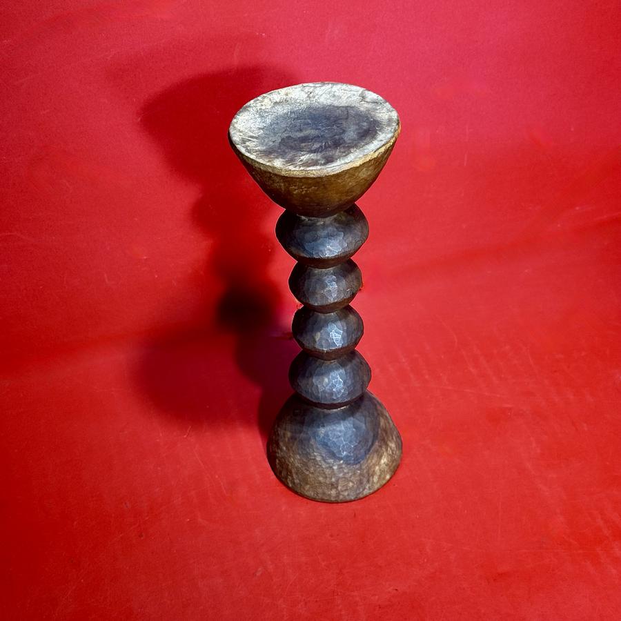26-077. Lamp Stand of Faceted Globular Elements