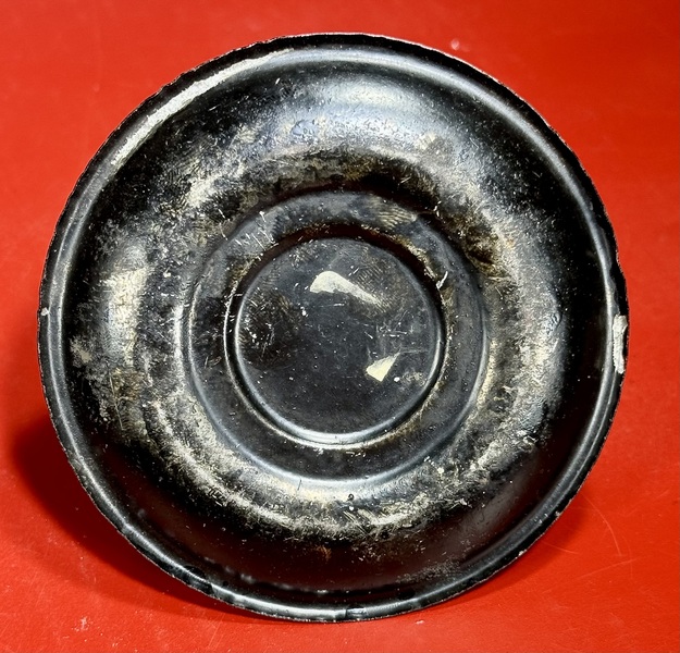 24-216. Miniature Single-Burner Tin Whale Oil Lamp
