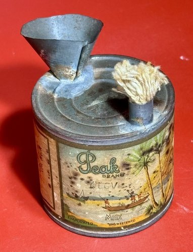 24-179. Here is a very nice Make-Do fluid lamp