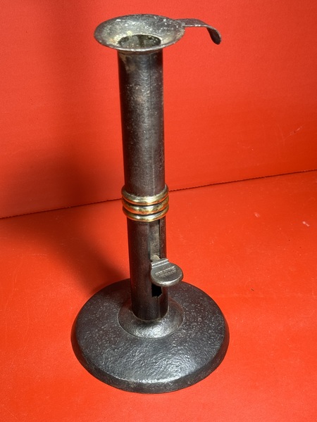 23-192 Triple brass wedding ring, candlestick