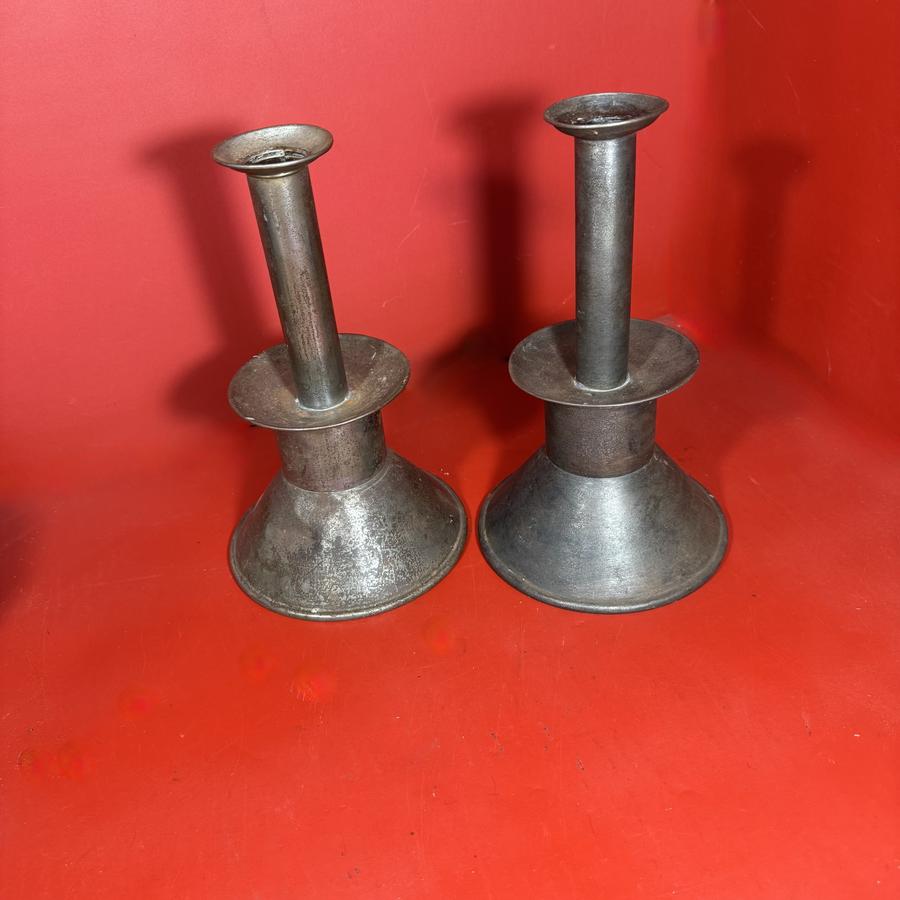 26-121 Pair of Sand-Weighted Push-Up Candlesticks