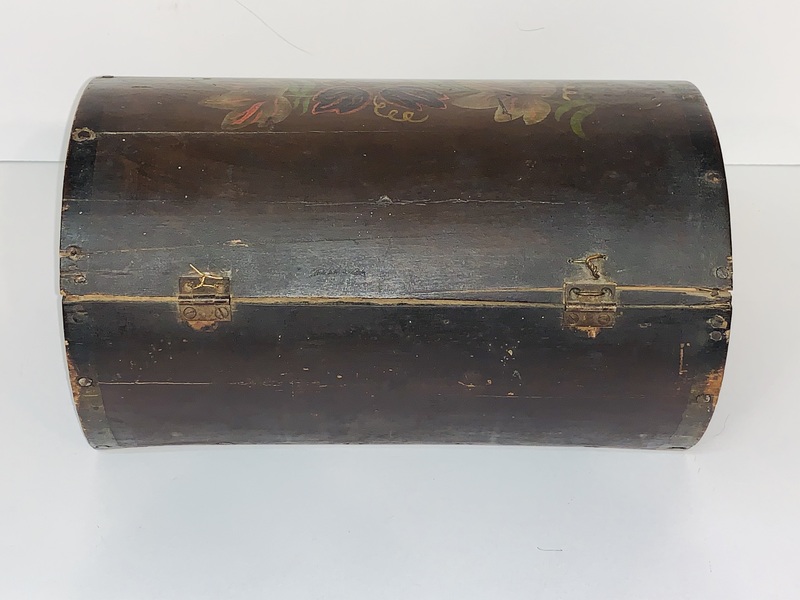 Early domed lid candle box.