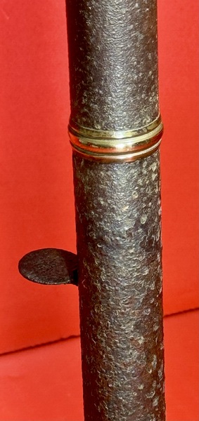 25-048. Signed Brass Wedding Band Hog Scraper