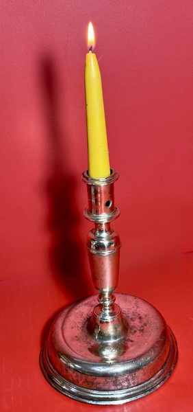 25-036. An Early Dutch BrassCandlestick ca. 1650
