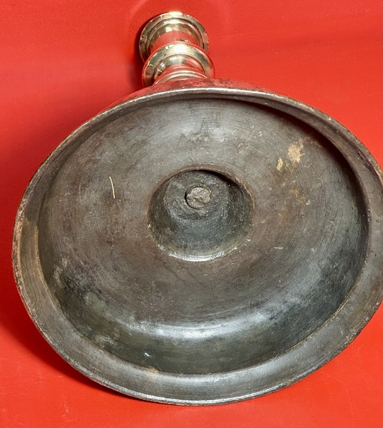 25-036. An Early Dutch BrassCandlestick ca. 1650