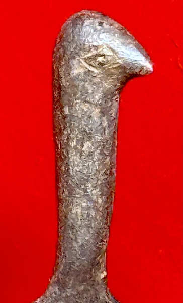 23-208 Betty Lamp hook with long-necked bird