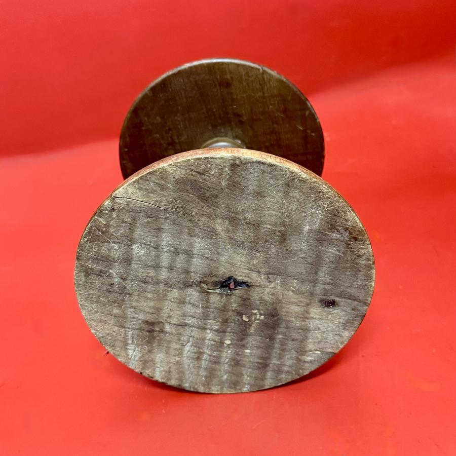 26-120. An American Turned Wooden Betty Lamp Stand
