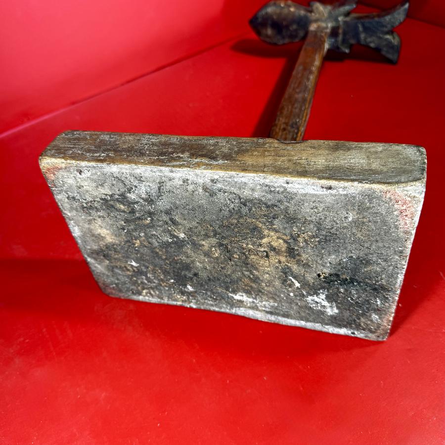 26-012 Primitive Piece of Early Wooden Lighting