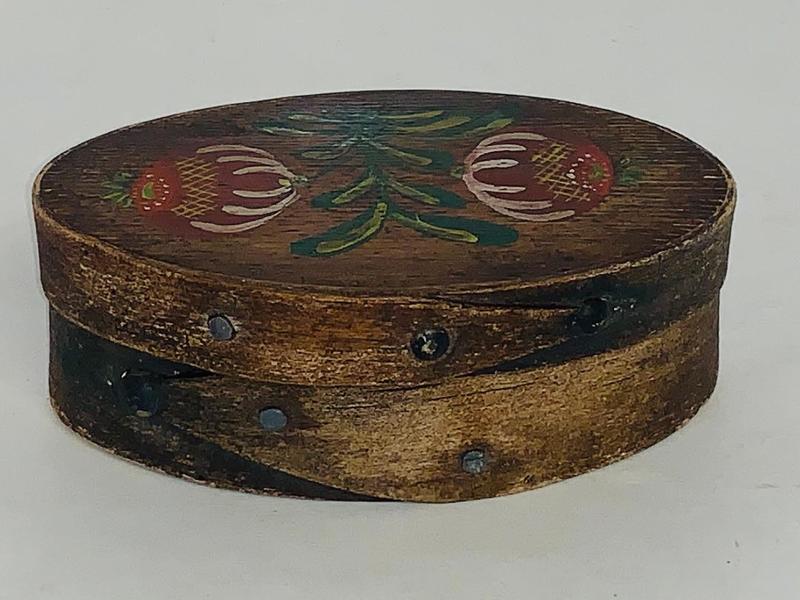 Small PA bentwood trinket box