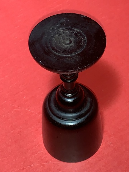 23-011. A very nicely turned Ebony cup