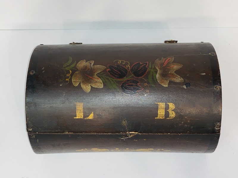 Early domed lid candle box.