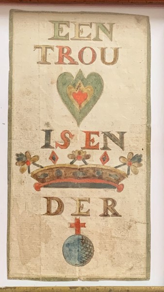 21-215 Fraktur with a religious message