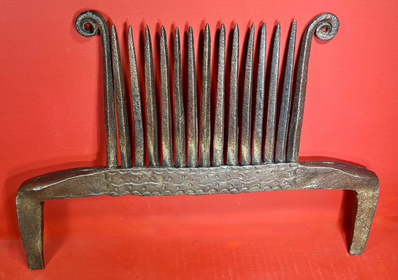 26-005 Tool Decorated Flax Seed Ripper Dated 1829