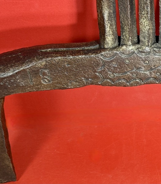 26-005 Tool Decorated Flax Seed Ripper Dated 1829