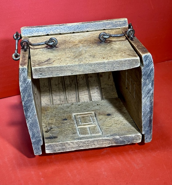 25-164 Maple Sugar Mold of a Classic "Sugar Shack"