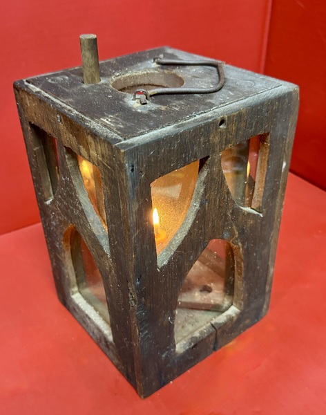 25-169 Gothic Form Barn Lantern with Lifting Rod