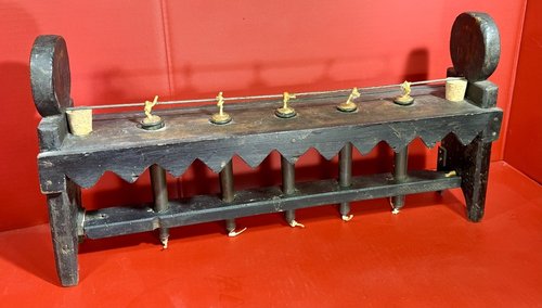 25-044 18th Century Five-Tube Candle Mold on Stand