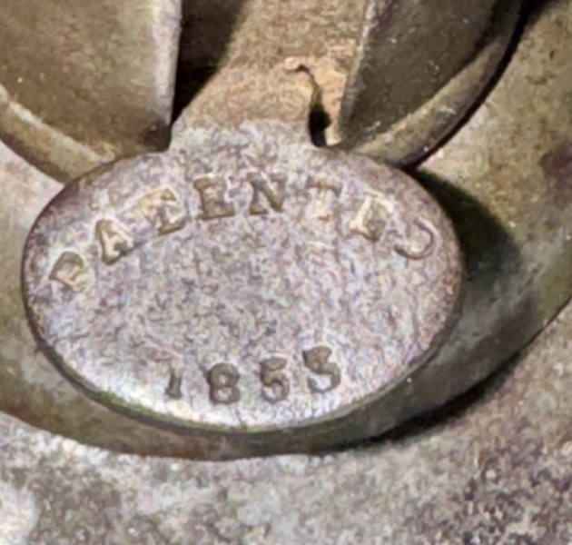 25-040. An Unusual Hog Scraper Candlestick