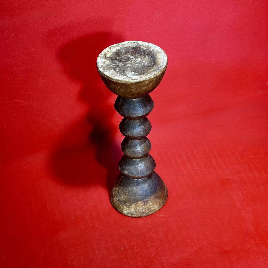 26-077. Lamp Stand of Faceted Globular Elements