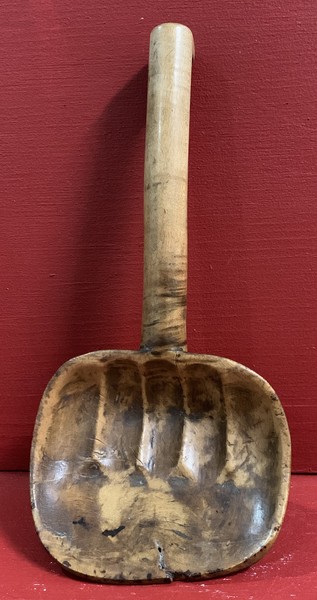 22-108. Native American hand carved scoop.
