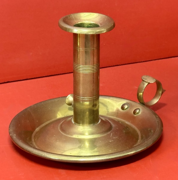 25-064. Classic Brass Push-Up "Chamberstick"