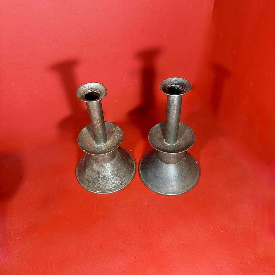 26-121 Pair of Sand-Weighted Push-Up Candlesticks