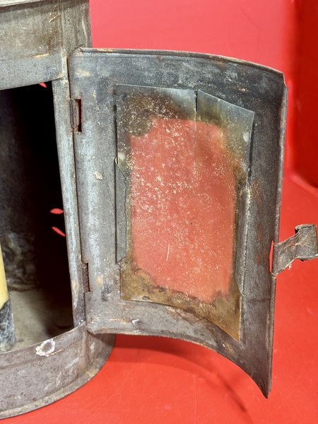 25-154 Lantern with Horn Panel & 2 Candle Sockets
